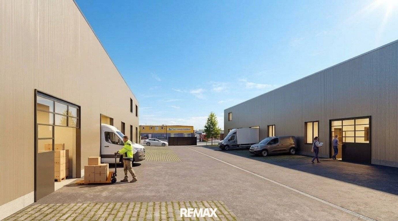 Commercial hall with high ceiling and flexible use in Leopoldsdorf