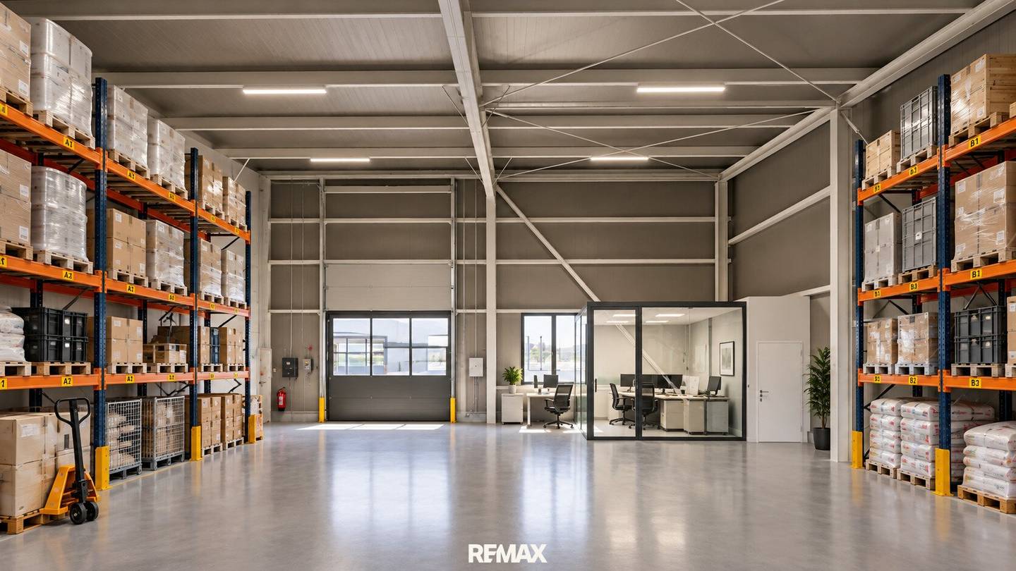 First occupancy – modern commercial hall with high ceiling height &amp; expansion potential