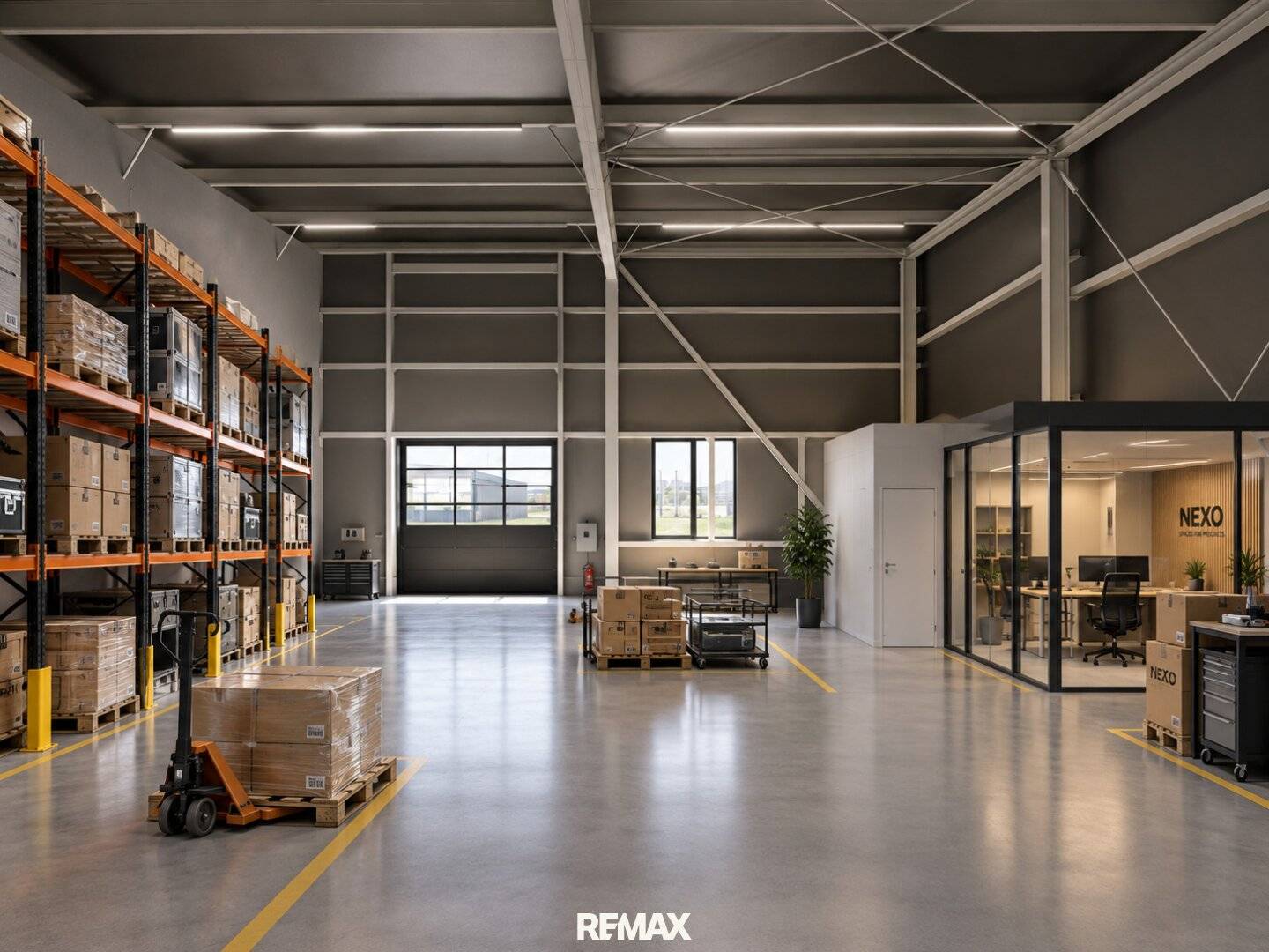 Commercial hall with high ceiling and flexible use in Leopoldsdorf