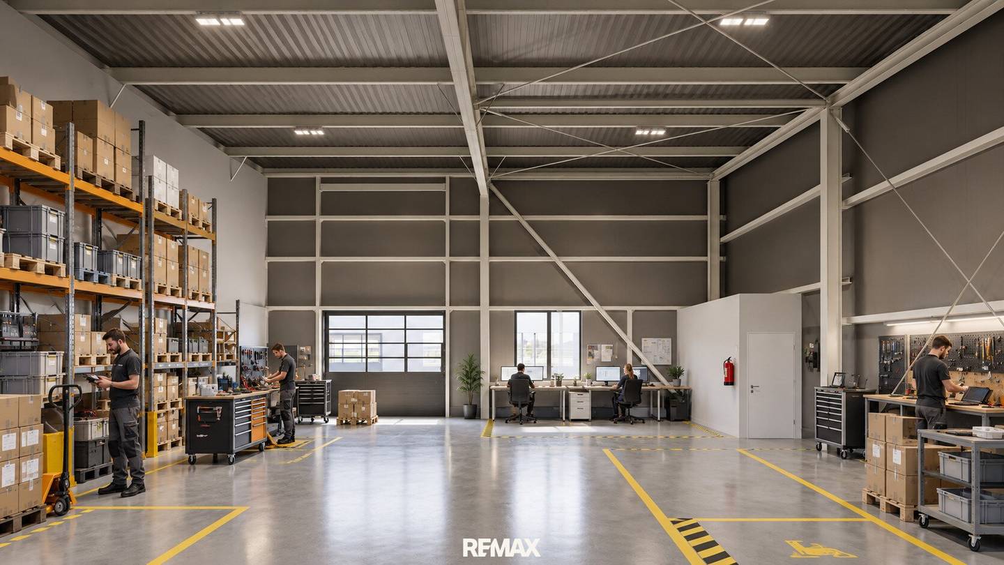 Commercial hall with high ceiling and flexible use in Leopoldsdorf