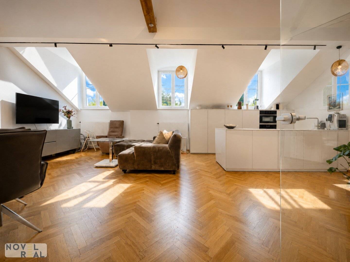 Spectacular penthouse with spacious roof terrace