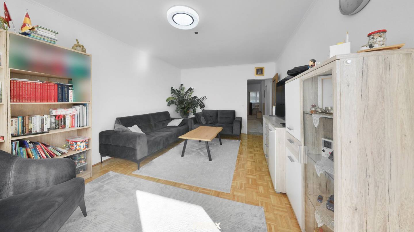 3-room apartment with loggia, gated parking area and perfect infrastructure