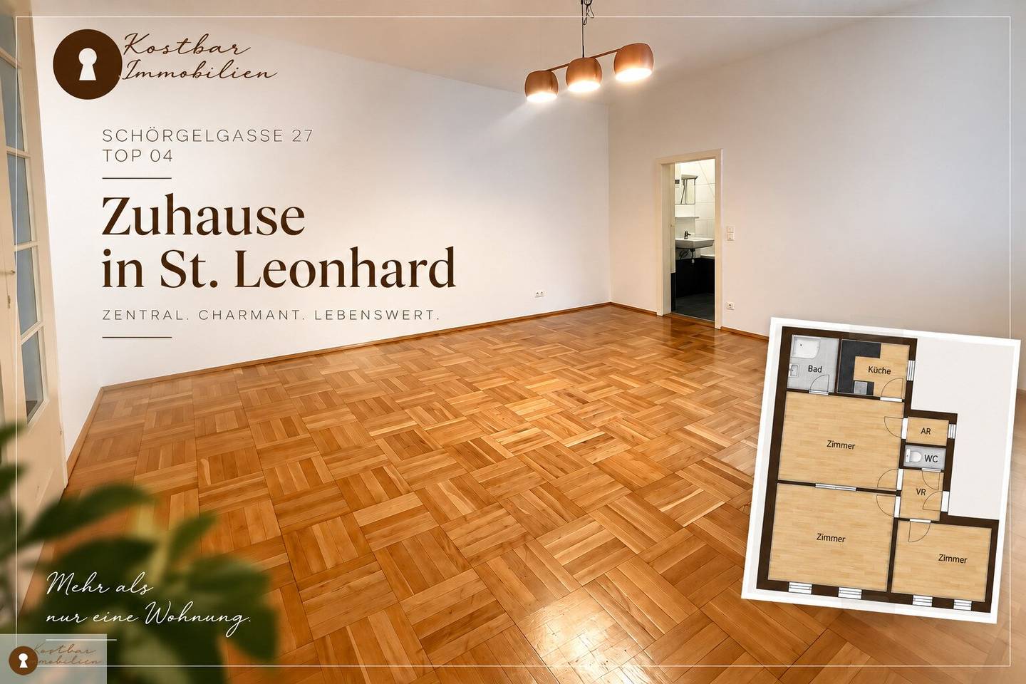 Shared Apartment Dream Charming and Spacious Three-Room Apartment in the Heart of St. Leonhard for Rent