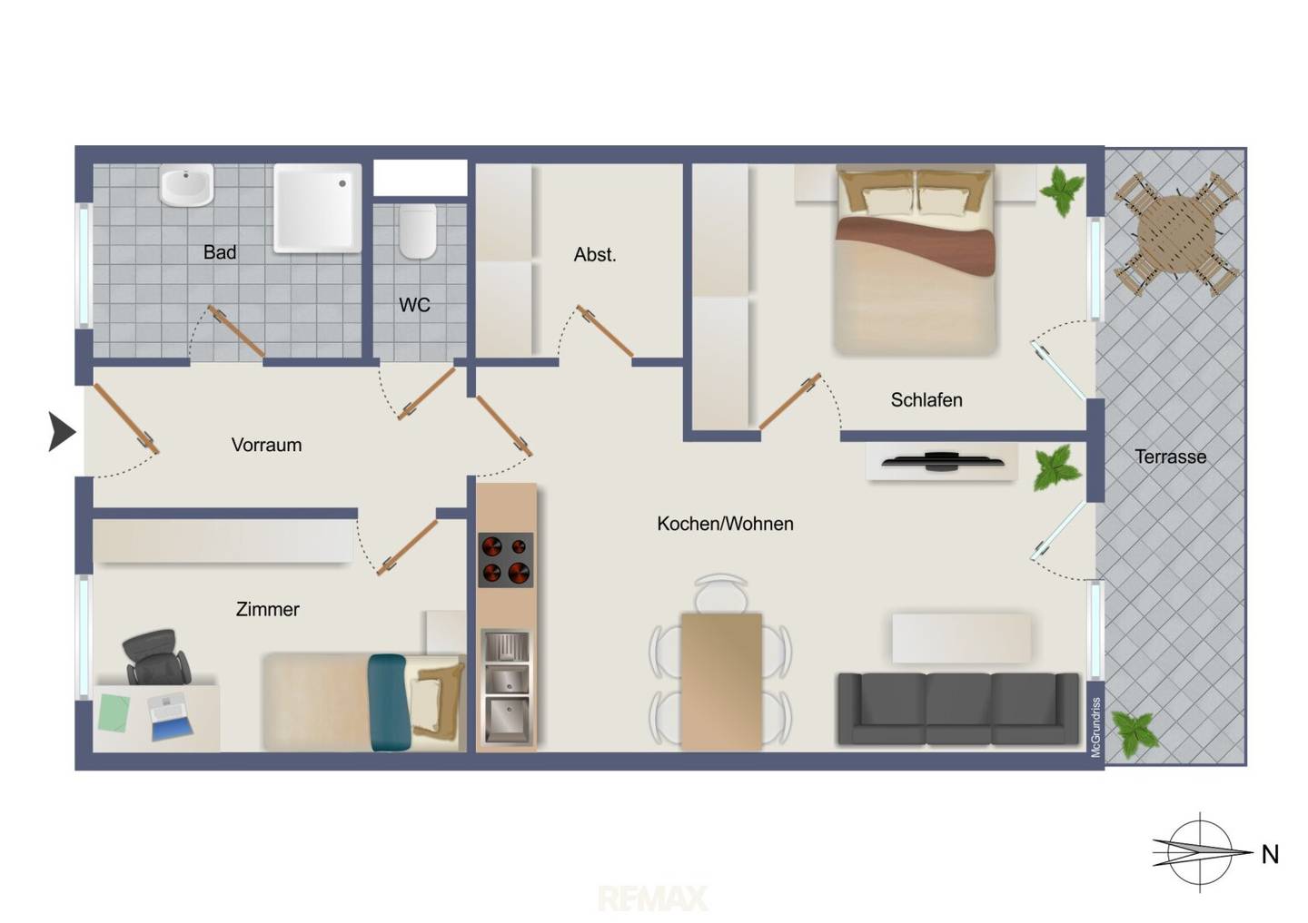 Everything there. Everything near. All mine. – Fully furnished hot property ready to move in