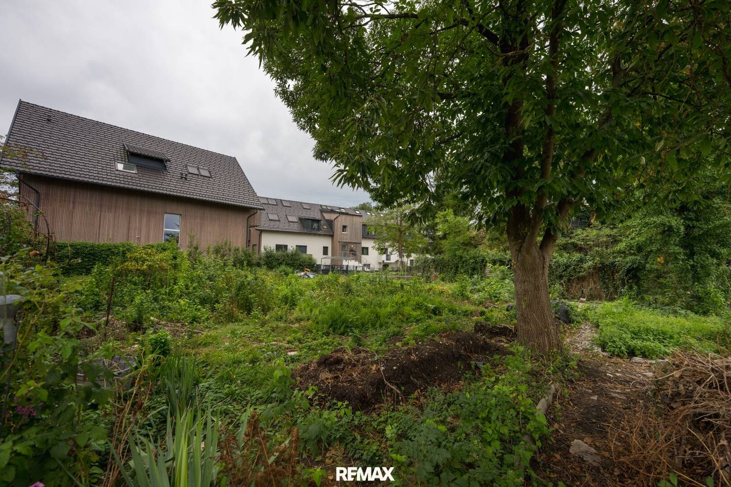 Gartenfläche Richtung Nachbarbebauung