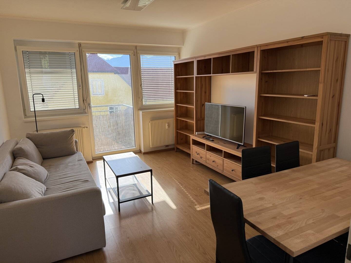 2-room rental apartment with balcony and underground parking space in Villach – your new home