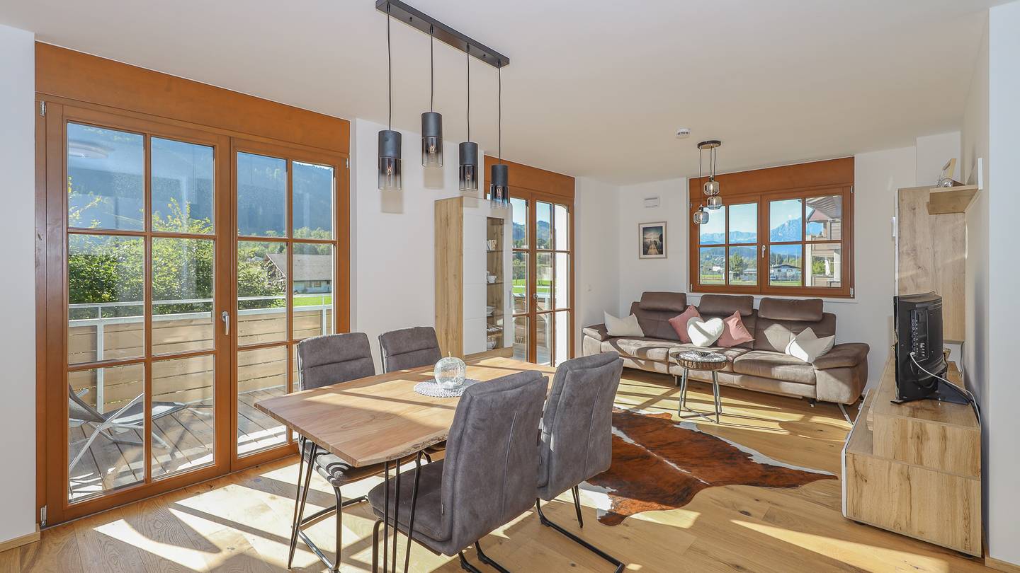 New build apartment with view of the Wilder Kaiser and southwest balcony