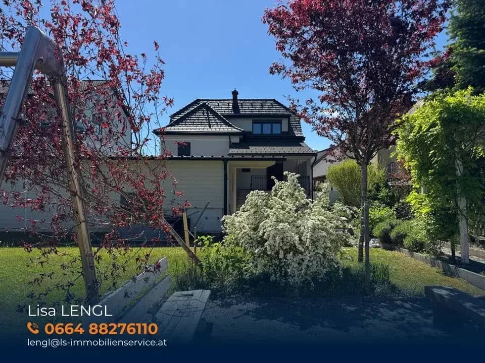 Exceptional single family house with stylish renovation, sunny garden oasis and modern living comfort in a quiet location in Fürstenfeld