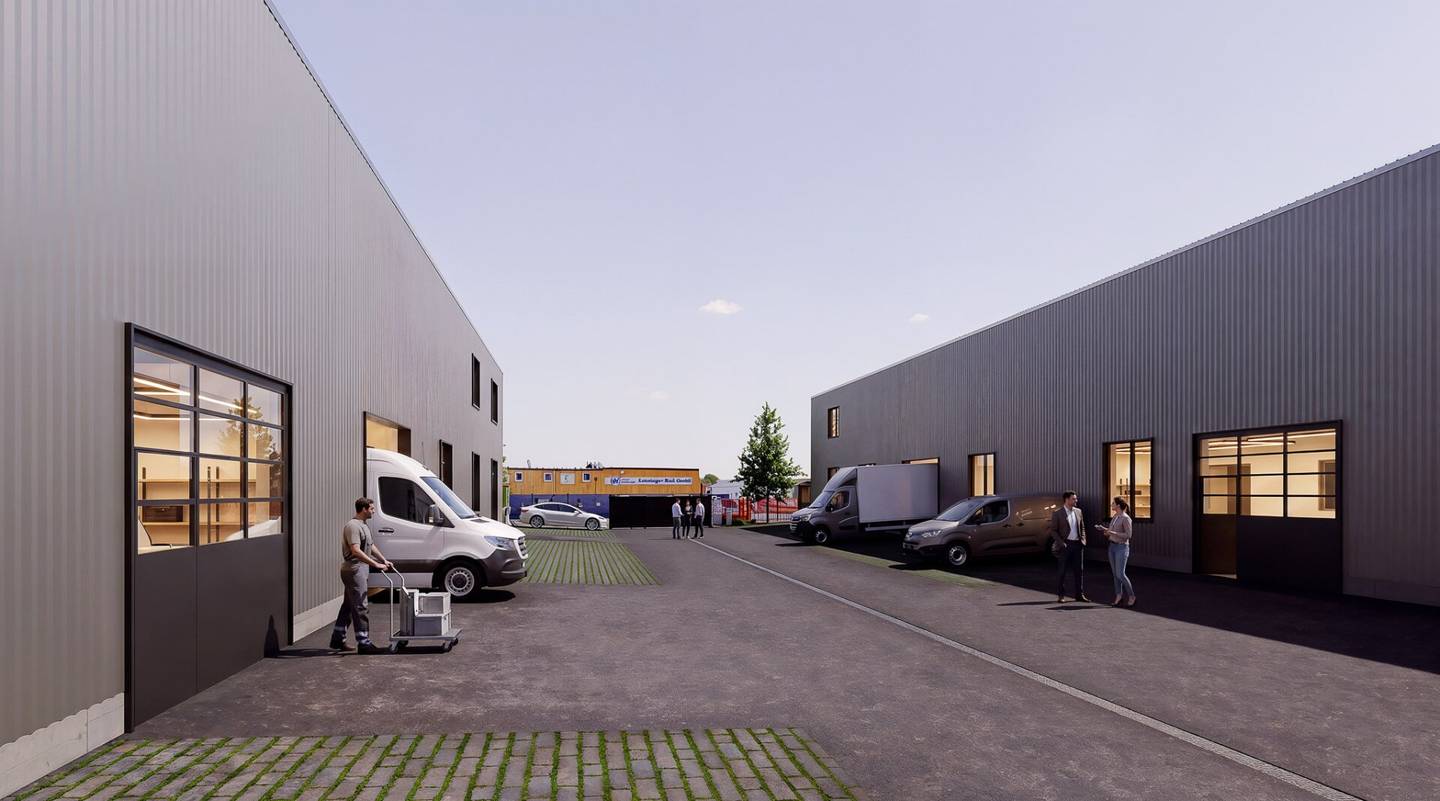 Ebenerdige Lager- und Gewerbehallen in Leopoldsdorf bei Wien