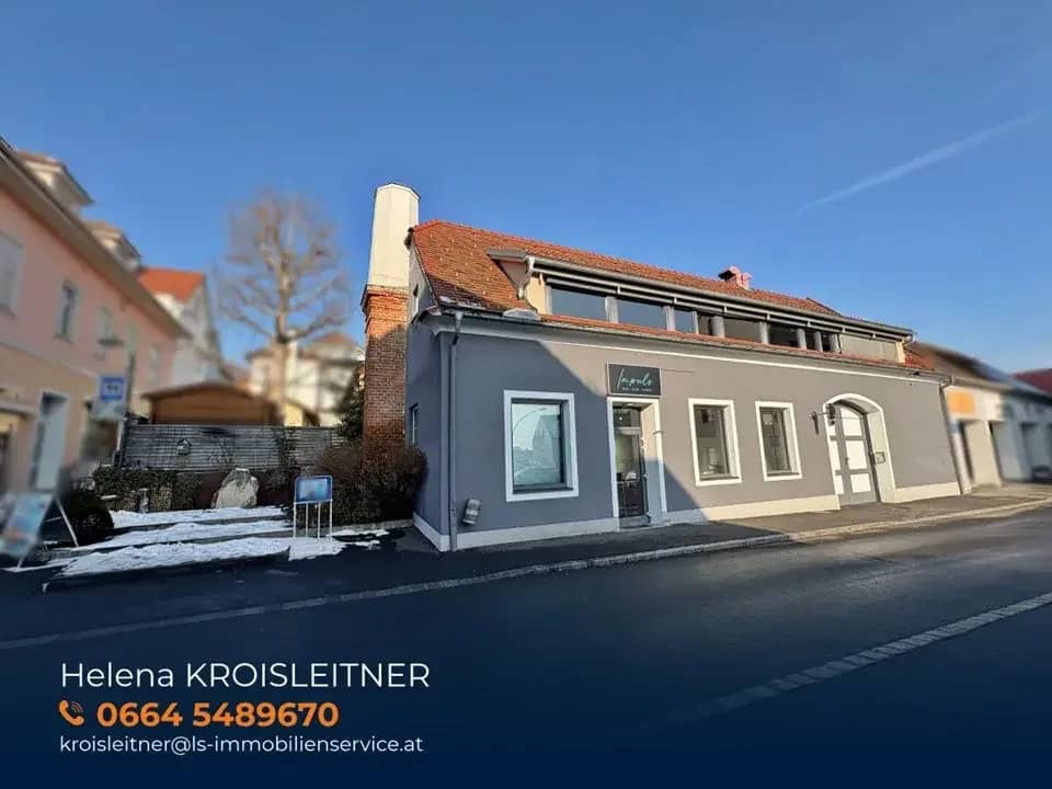 Großzügiges Geschäftslokal über 2 Ebenen mit Potenzial inkl. renovierungsbedürftiger Wohnung - Ideal auch als Eventlocation!