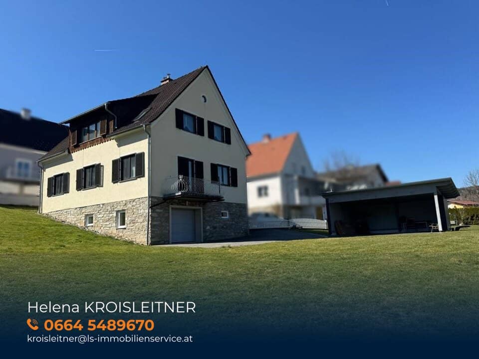 Single-family house with additional building land directly next door in Rohrbach a.d. Lafnitz