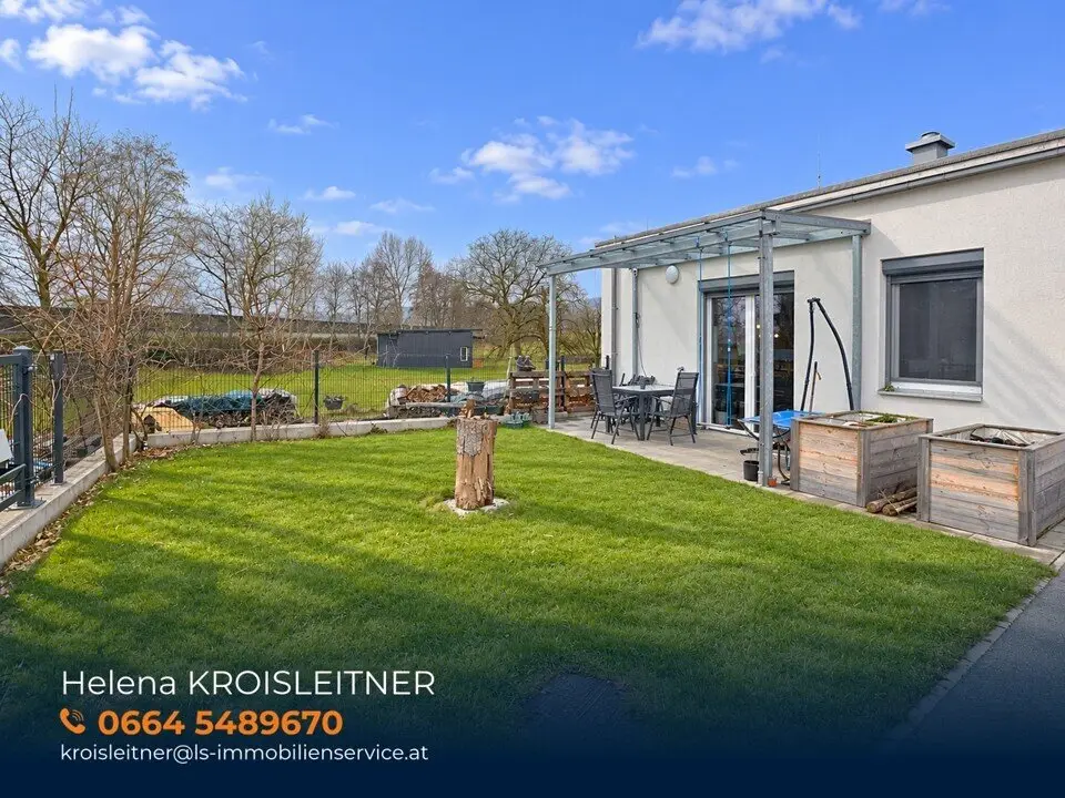 Geräumige, barrierefreie 4-Zimmer-Wohnung mit Garten und Doppelcarport in Lafnitz