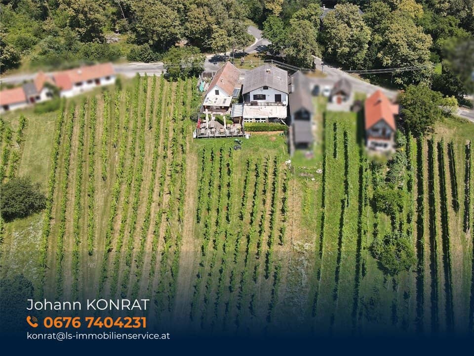 Ehemaliger Gastronomiebetrieb mit Möglichkeit zum Hauptwohnsitz in den Weinbergen!
