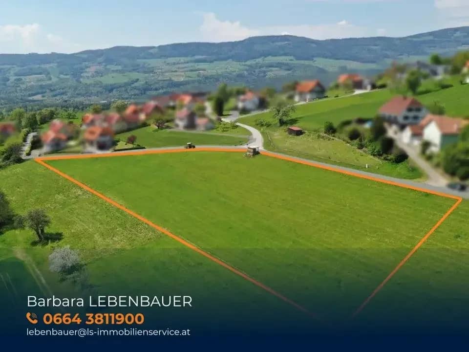 Living at Pöllauberg! Building plots in best location with view and quality of life!