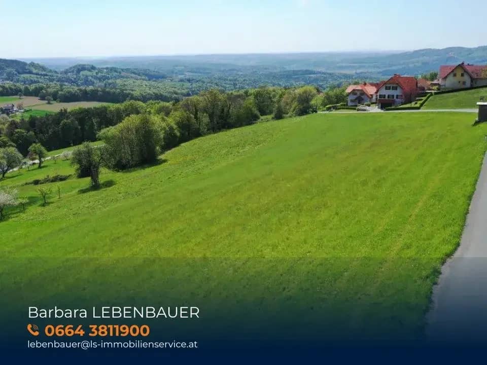 Living at Pöllauberg! Building plots in prime location with views and quality of life!