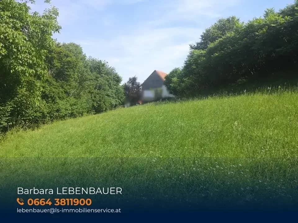 Sunny Building Plot with View in the Pöllauer Tal Nature Park - near Hartberg