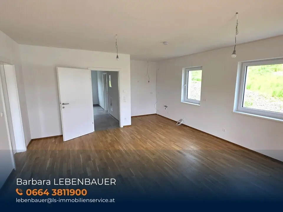 Erstbezug: Wohnung im Erdgeschoss mit Garten in St. Johann i.d. Haide zu verkaufen!