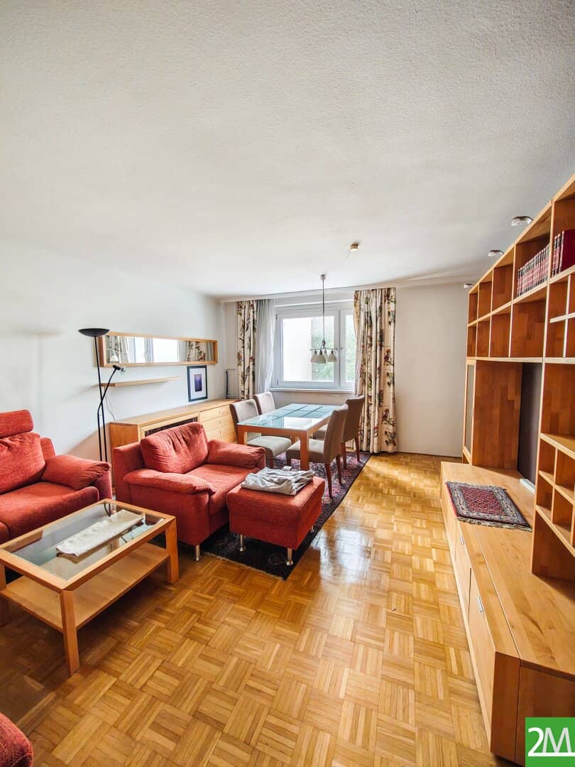 Vollständig möbliert! Gepflegte 2-Zimmer-Wohnung mit Balkon