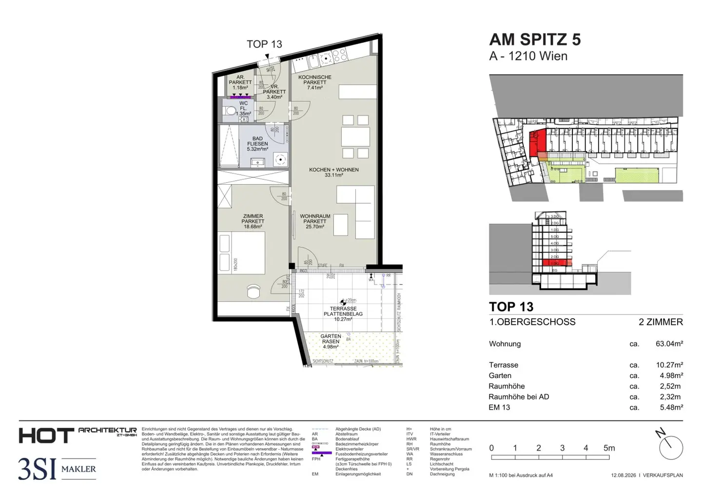 Am Spitz 5 - Gartenwohnung in zentral gelegenem Neubau