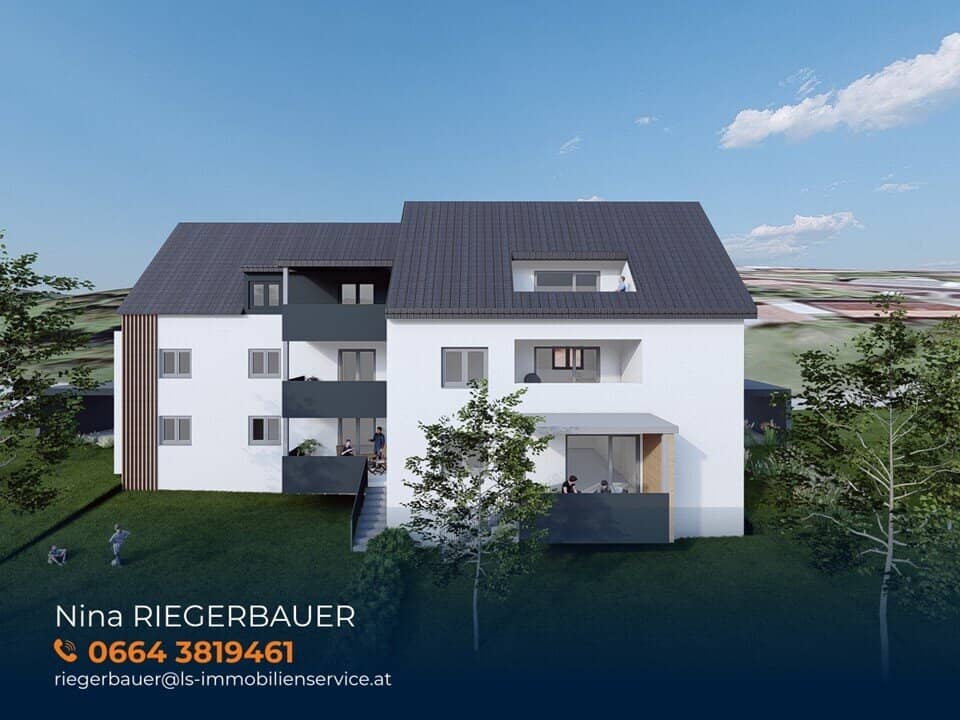 Subsidized new development project in Pischelsdorf – high-quality and barrier-free apartments with balcony/loggia, carport and cellar compartment