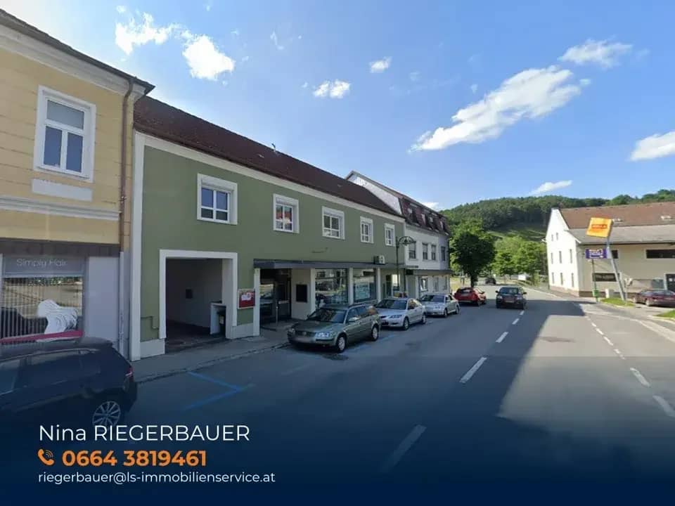 Großes Geschäftshaus mit Innenhof, Lager/ Büro und Wohnung in Lockenhaus