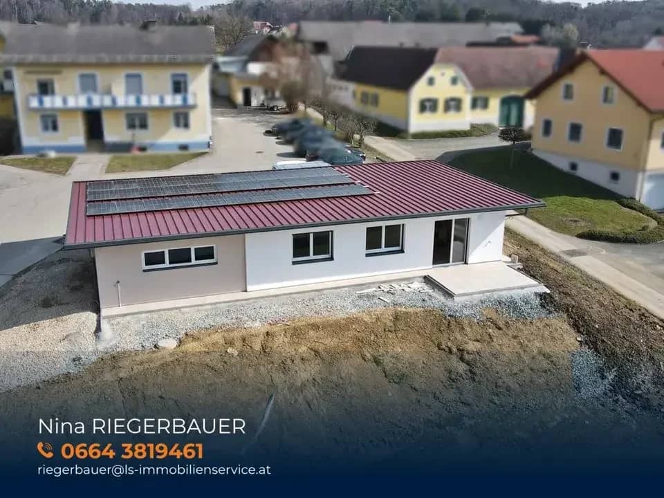 Moderner Bungalow in Massivbauweise - Nachhaltig, kompakt und zukunftssicher wohnen
