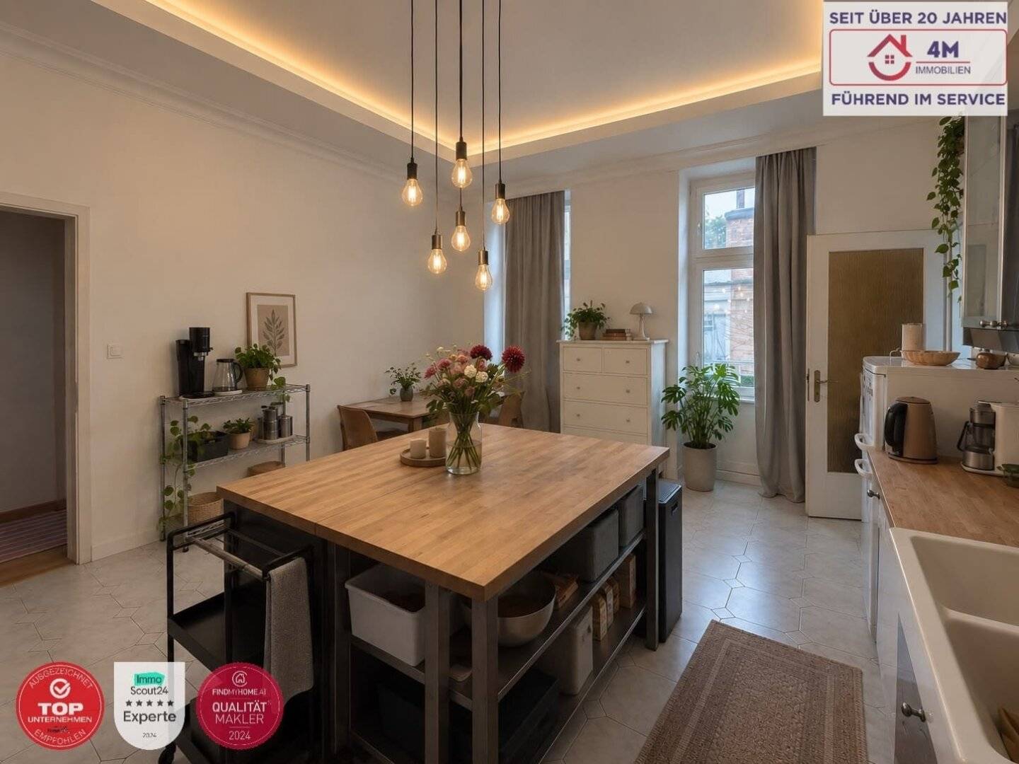 Charming 3-room period apartment with 30m2 large terrace in the 5th district