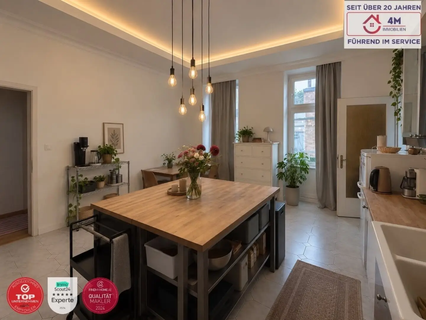 Charmante 3-Zimmer-Altbauwohnung mit 30m2 großer Terrasse im 5. Bezirk!