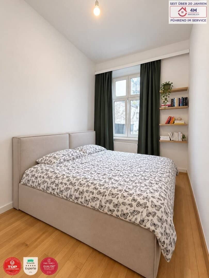 Charming 3-room period apartment with 30m2 large terrace in the 5th district