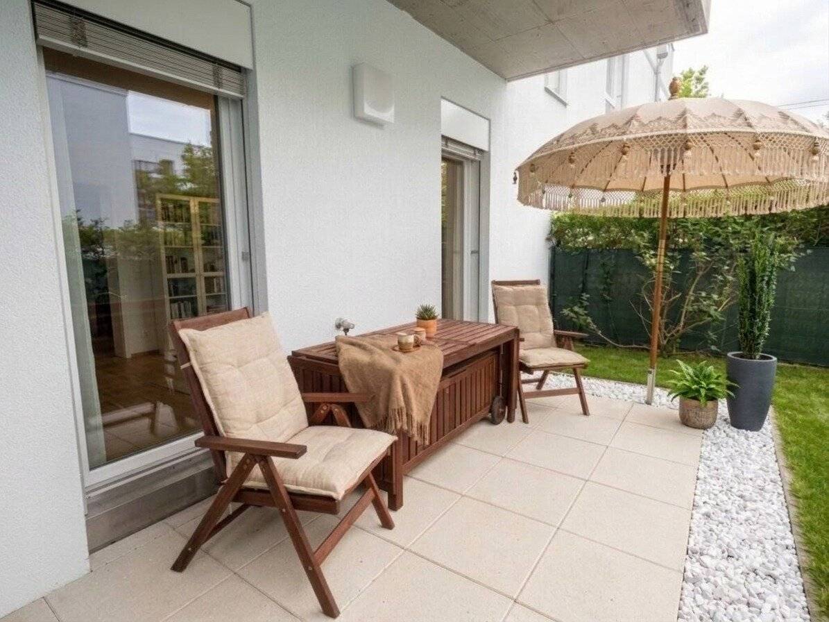 Baiernhofweg - Beautiful cozy 3-room apartment with garden and underground parking space in complete quiet location