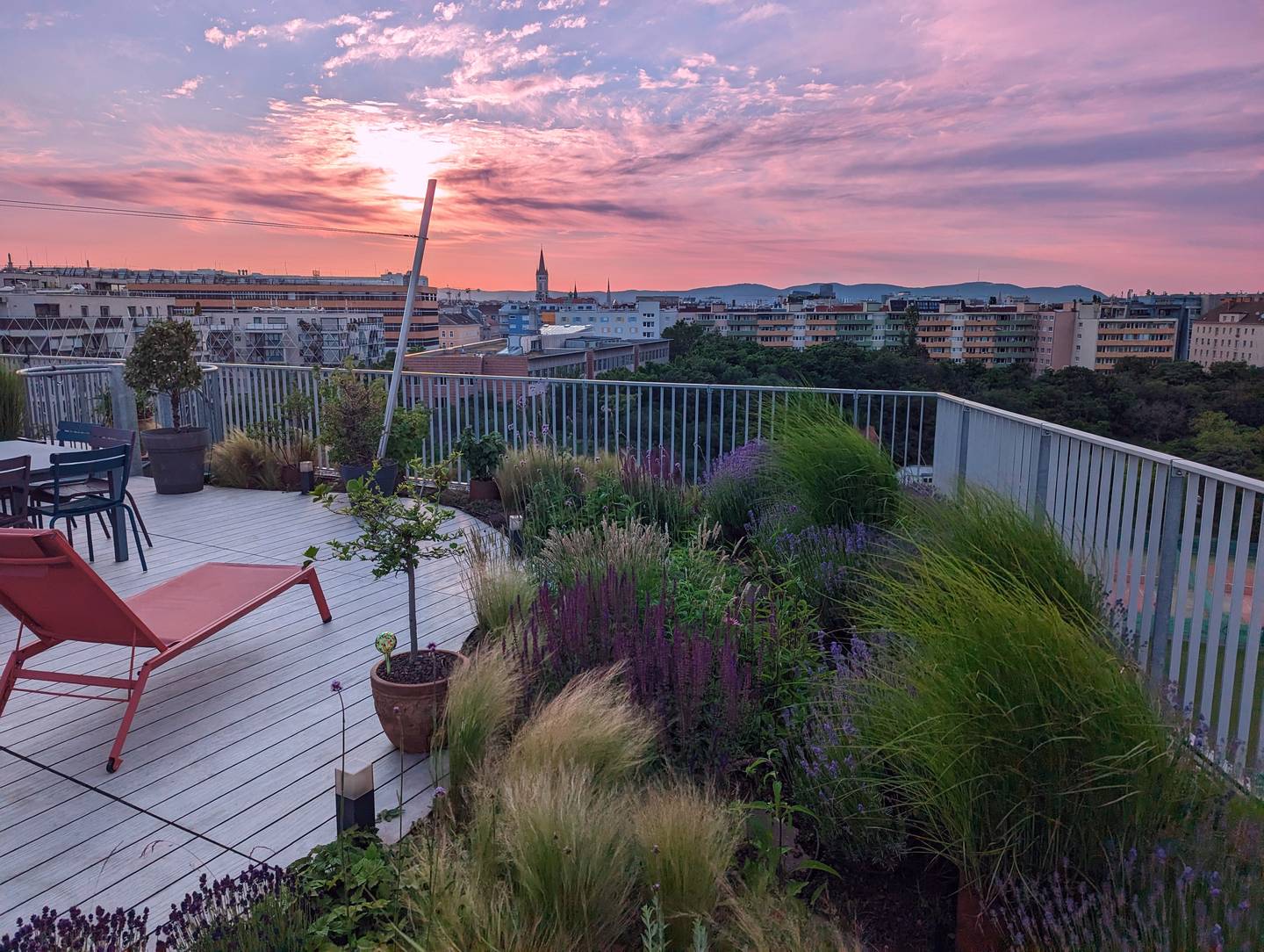 Penthouse mit privater Dachterrasse und Pool