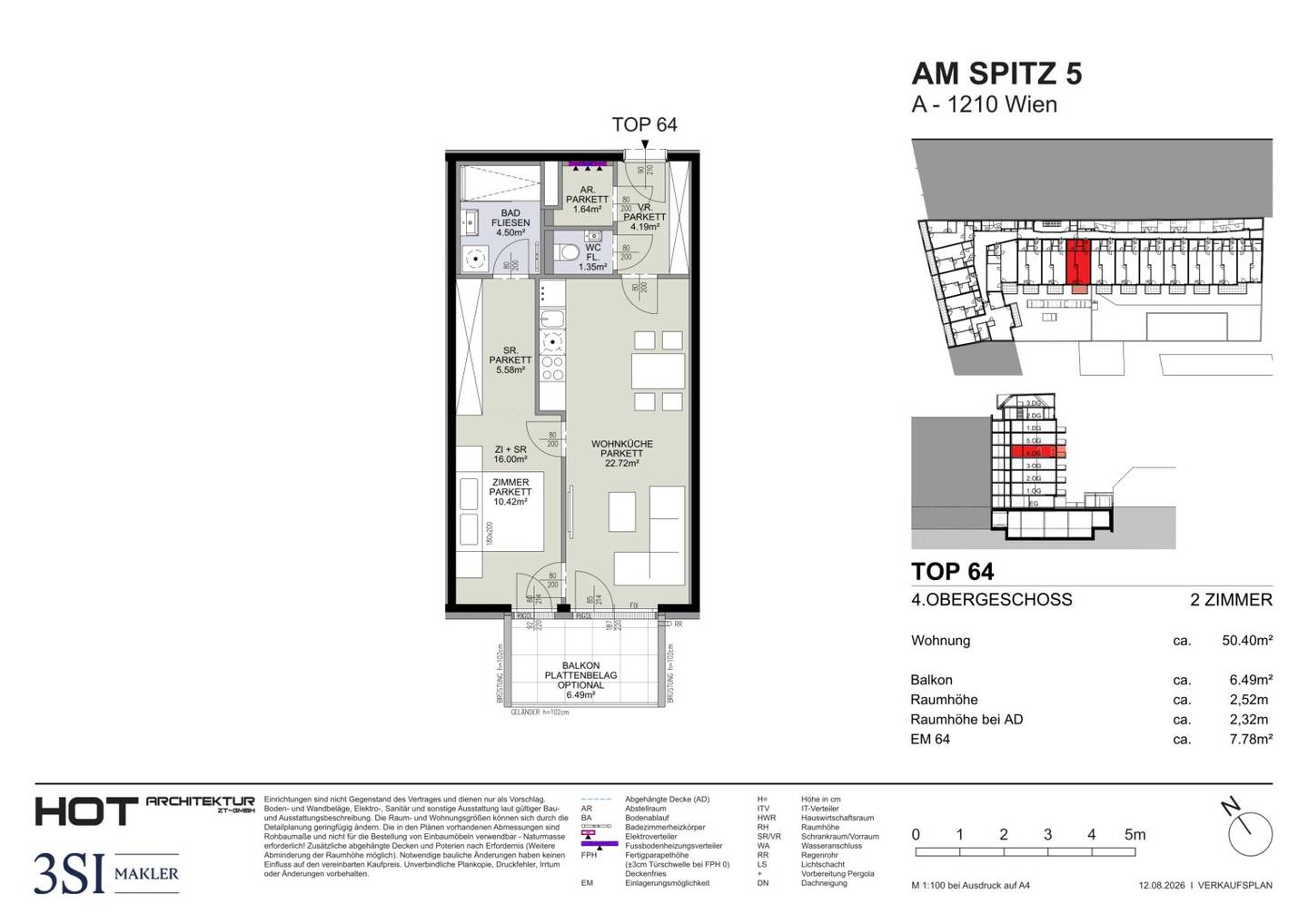 EIGENNUTZUNG ODER ANLAGE – attraktive 2-Zimmer-Wohnung mit zwei Freiflächen