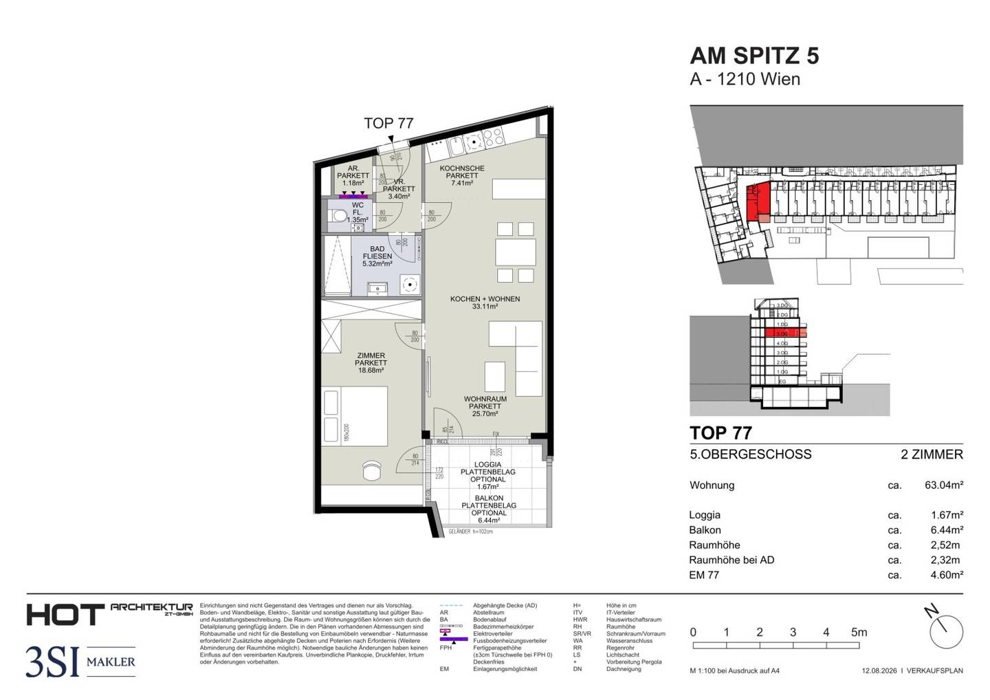 ZWEI FREIFLÄCHEN, EIN ZUHAUSE – stilvolle 2-Zimmer-Wohnung mit Loggia &amp; Balkon