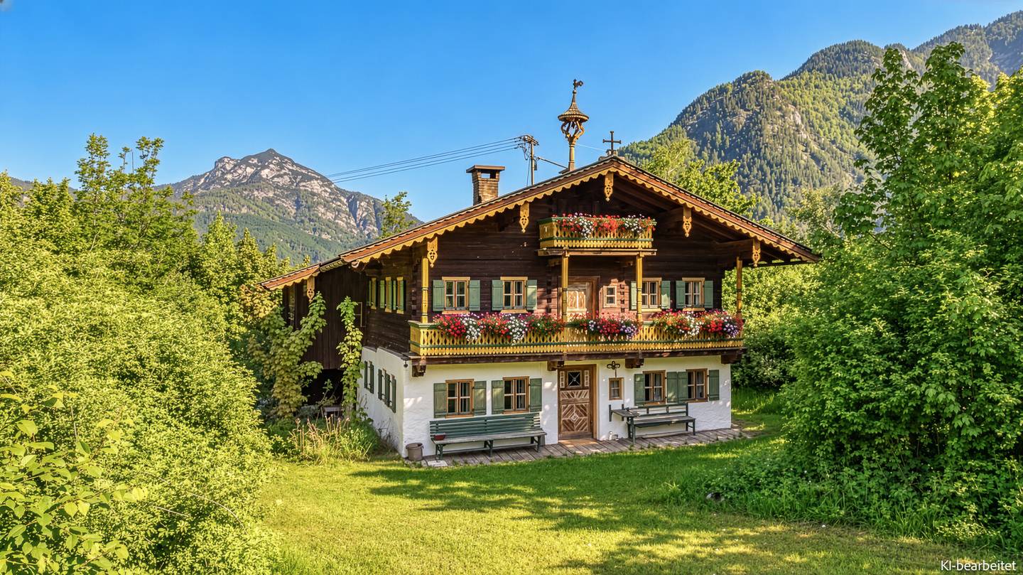 Historischer Bauernhauscharme ruhig im Grünen Wohnung