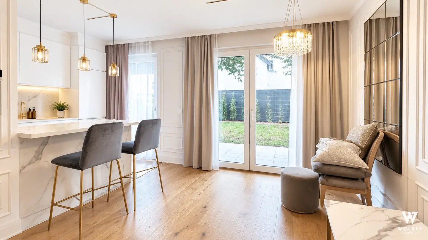 +++ 2-Zimmer-Gartenwohnung | Fußbodenheizung - in Essling +++
