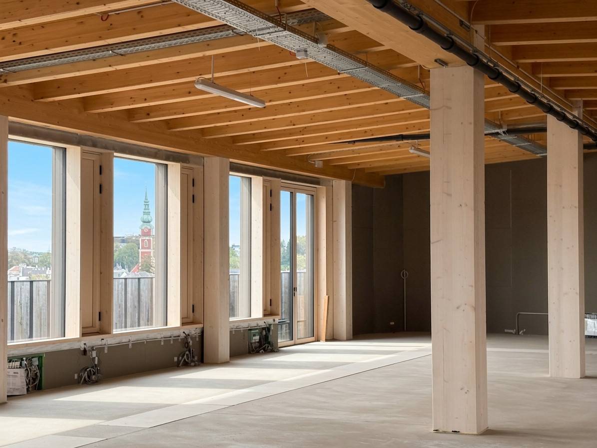 Newly built apartment with panoramic view and balcony
