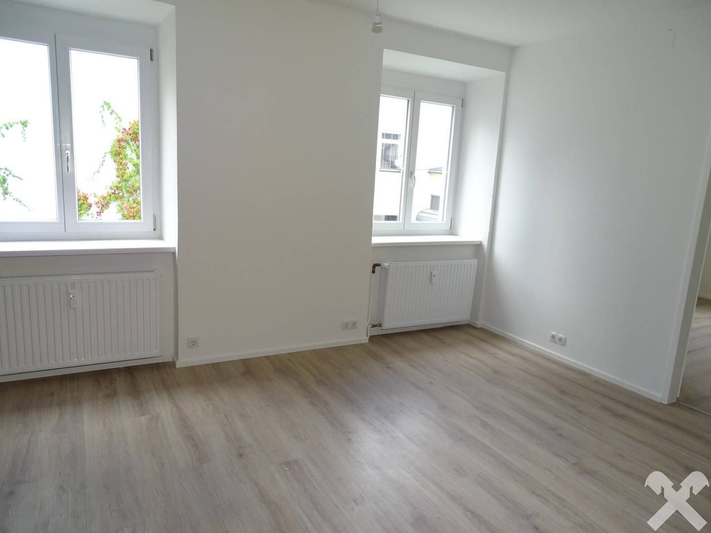 Newly renovated apartment with open living kitchen