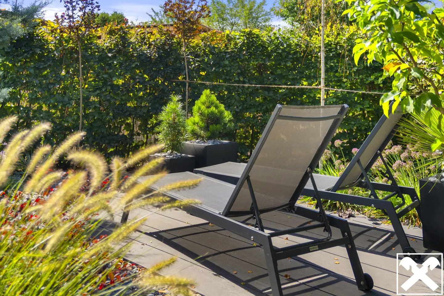 Apartment with private garden and west terrace by Millstätter See