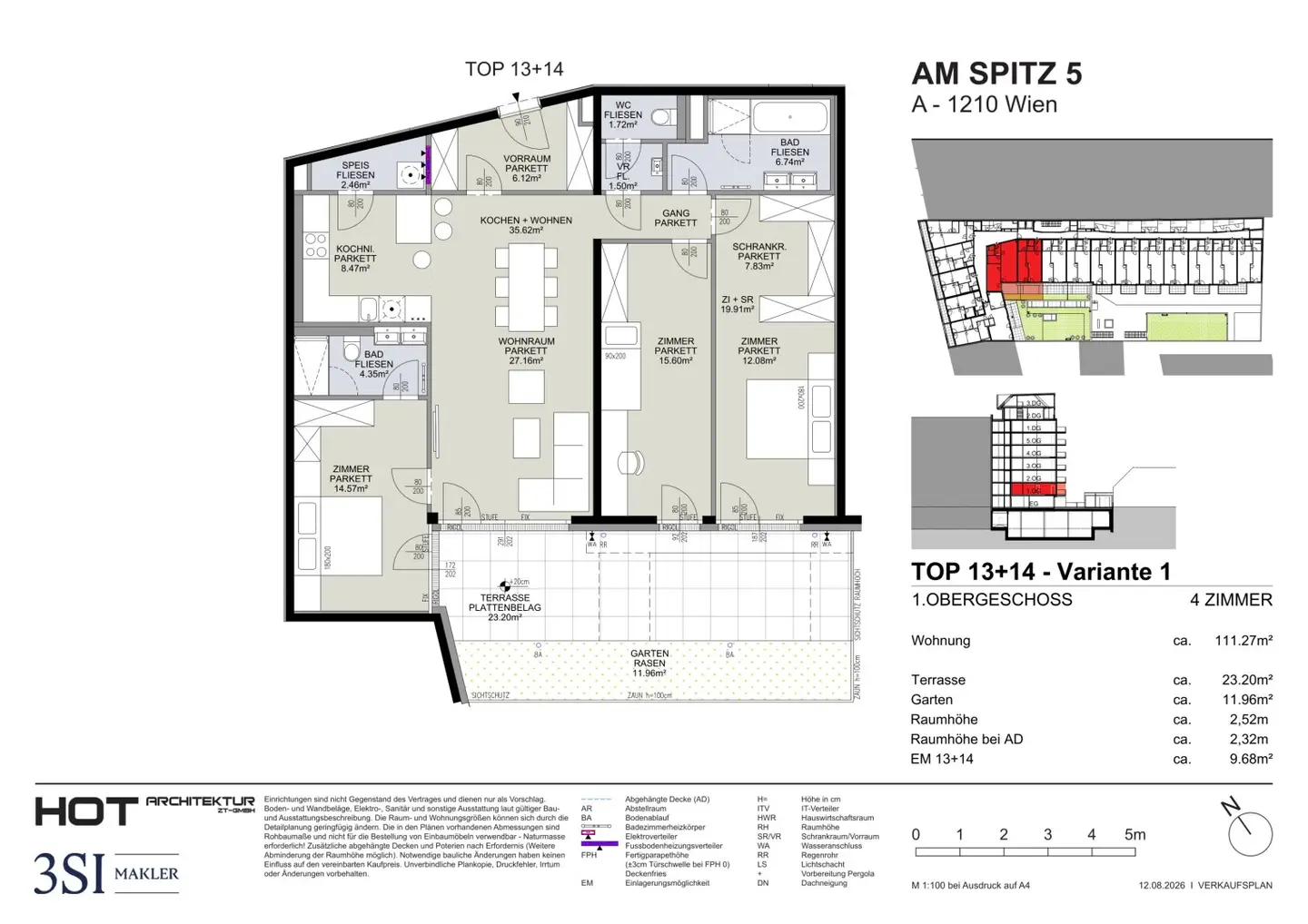Spacious 4-room new build apartment with balcony