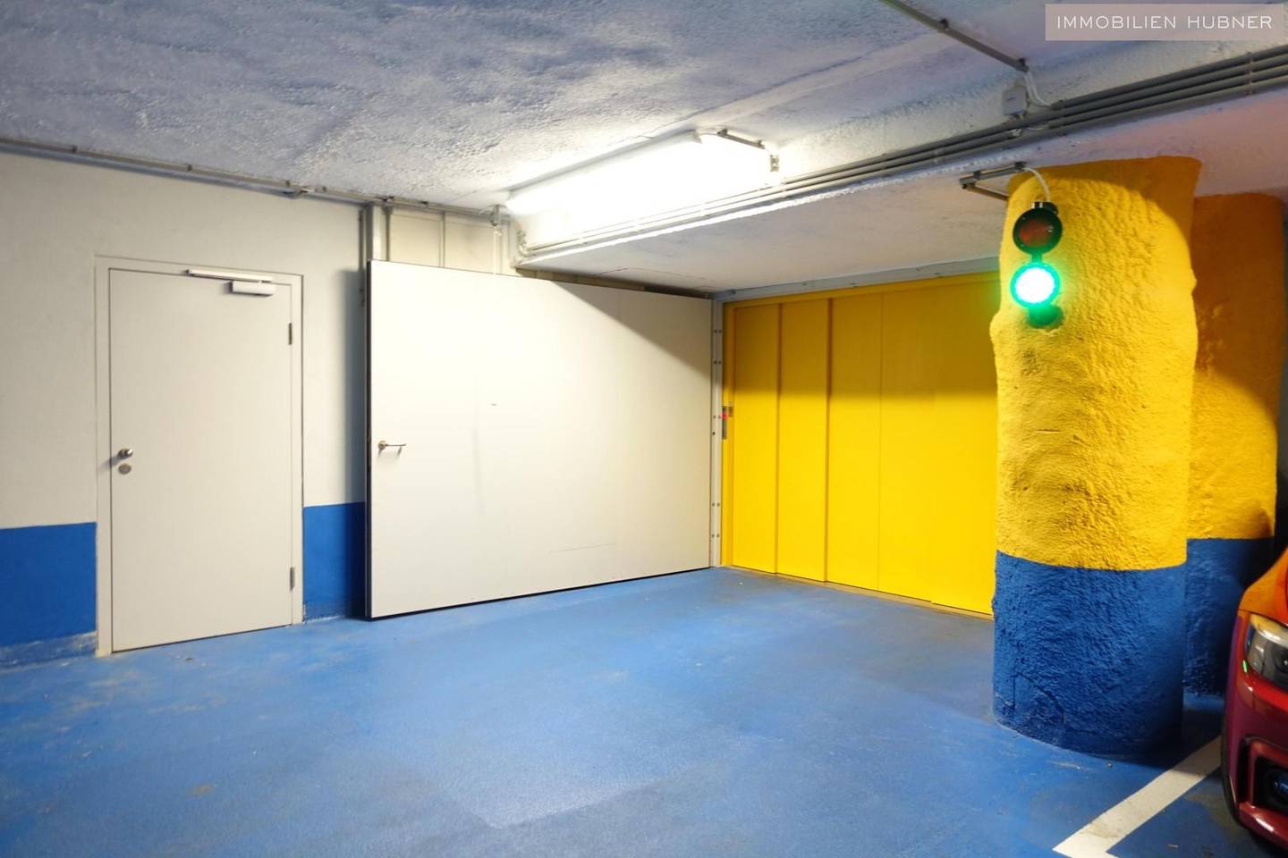 Underground garage with car lift near city center Garage