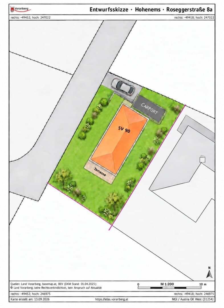 Leistbare Stadtvilla in Hohenems – 4,5 Zimmer, Garten, PV-Anlage und Küchengutschein inklusive