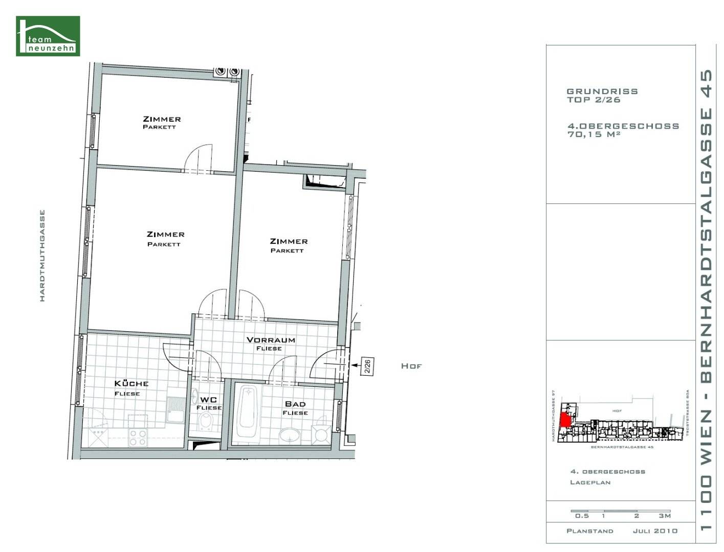Modern living comfort in attractive location of Vienna-Favoriten - 3-room apartment incl. fitted kitchen - available from December