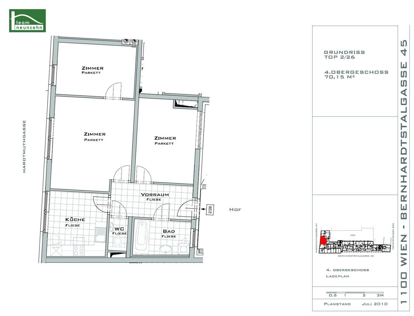 Spacious 3-room apartment incl. fitted kitchen - available from 01.12.