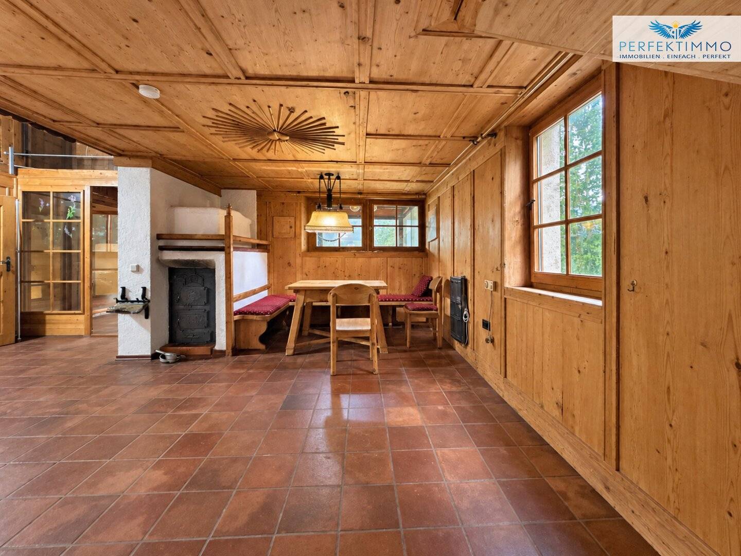 Rustikale Dachterrassenwohnung mit offener Galerie