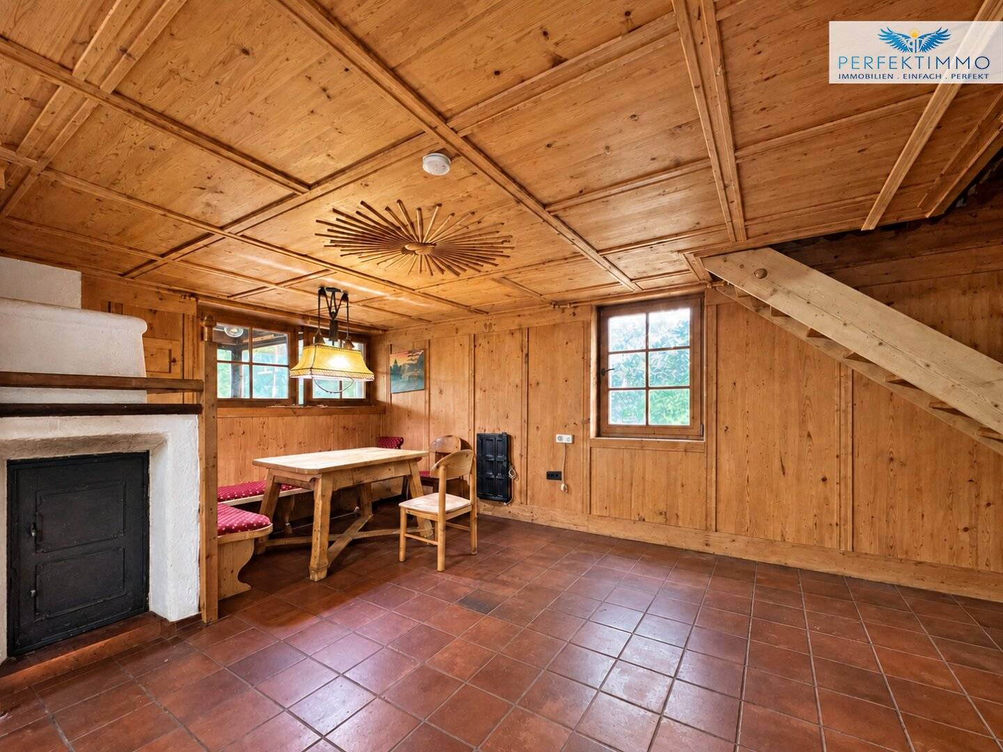 Rustikale Dachterrassenwohnung mit offener Galerie