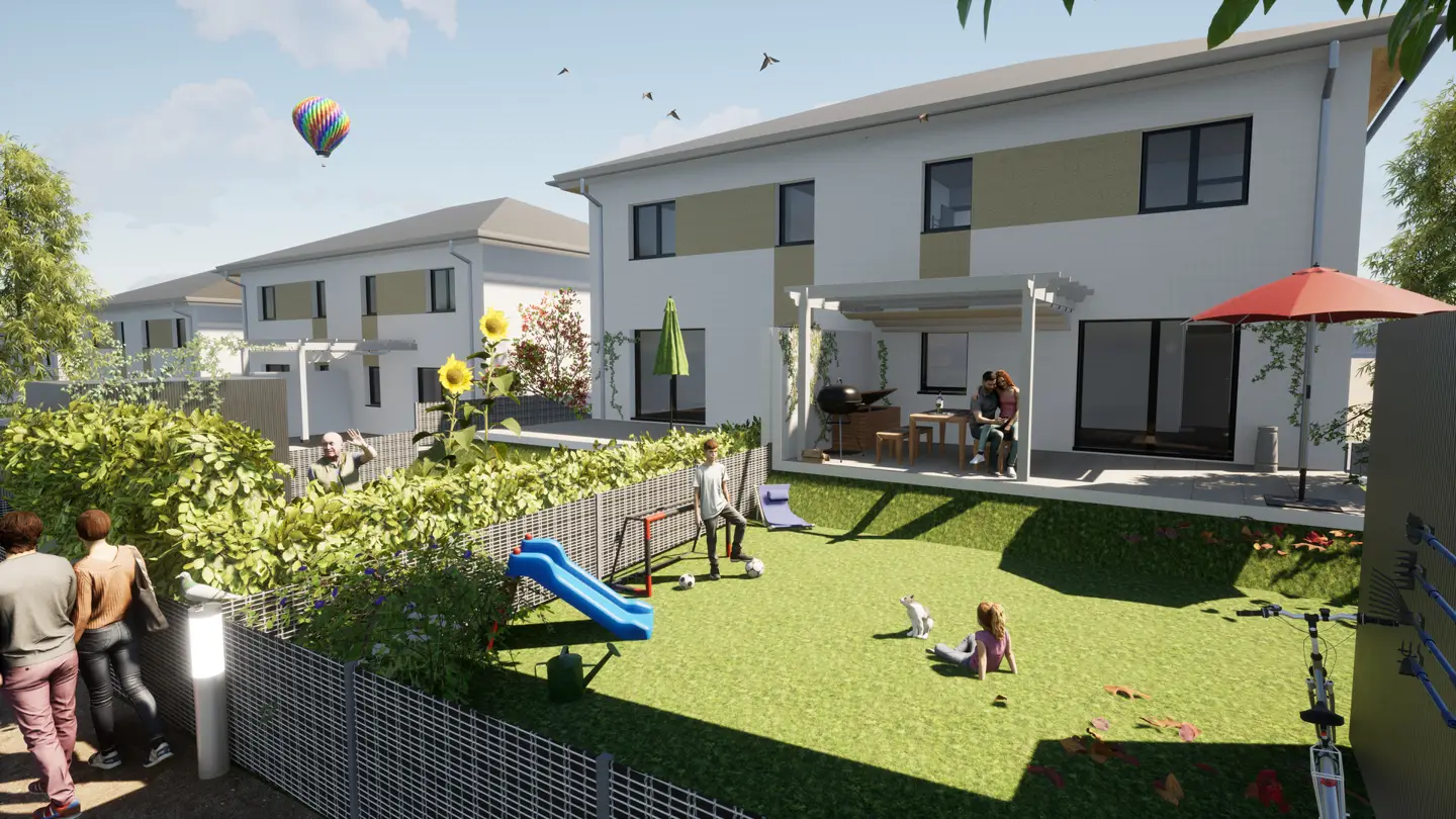 Erstbezug Wohnung mit Privatgarten und Terrasse