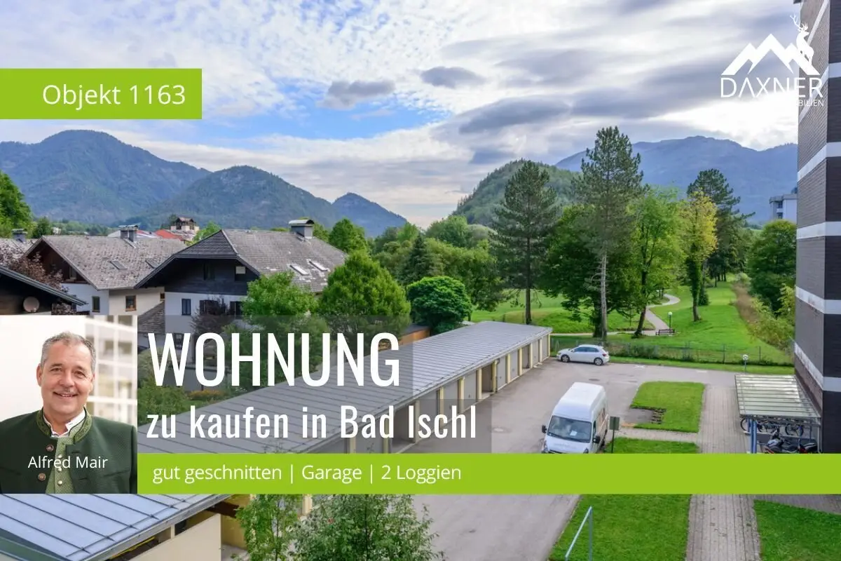 Großzügige 3-Zimmer-Wohnung mit zwei Loggien und eigener Garage