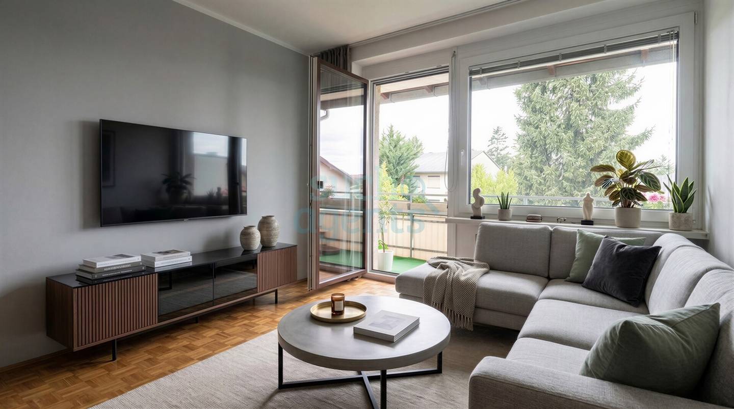 Lichtdurchflutete Wohnung mit Loggia in parkähnlicher Anlage