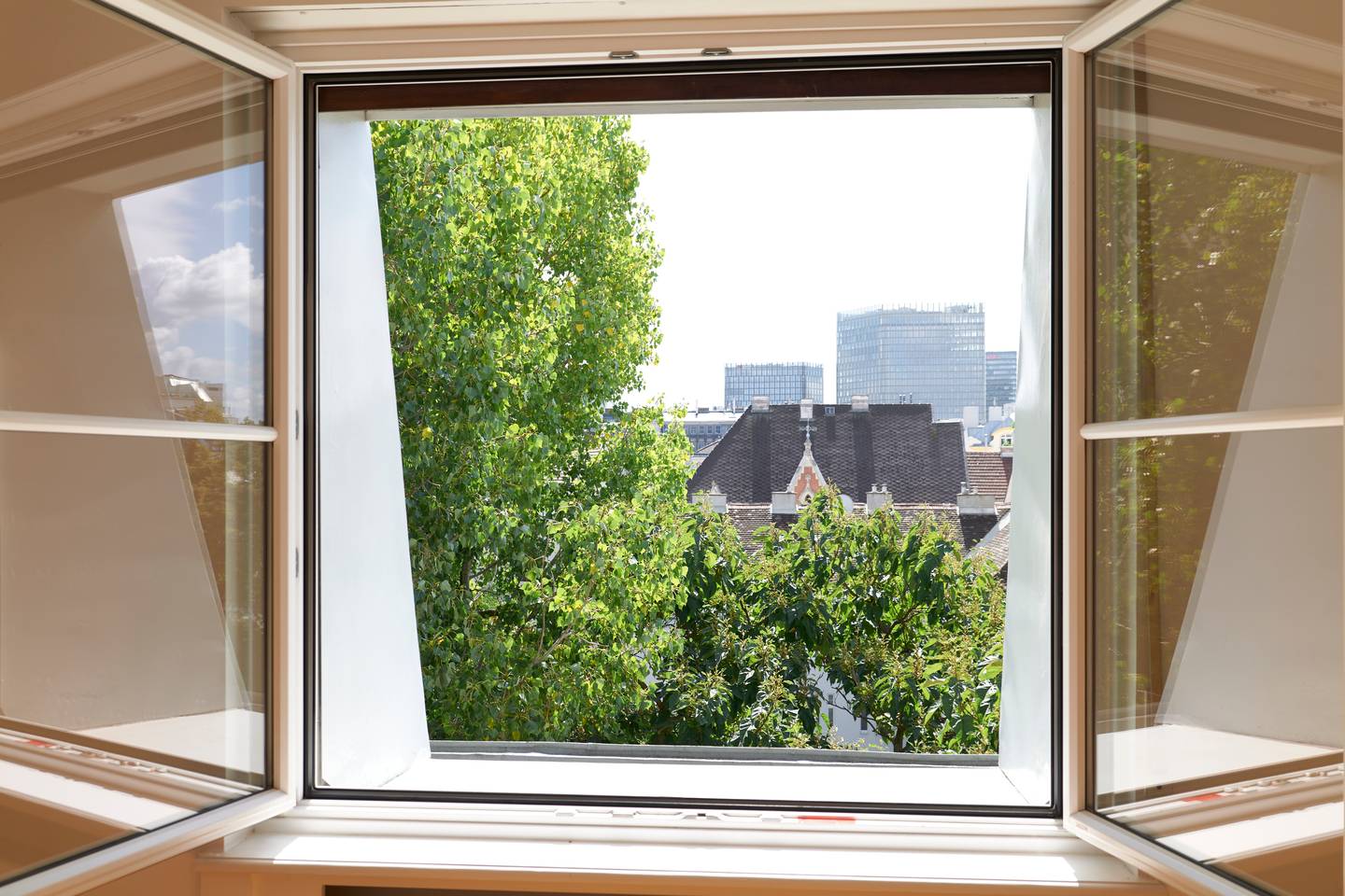 Dachgeschosswohnung im Botschaftsviertel mit Grünblick