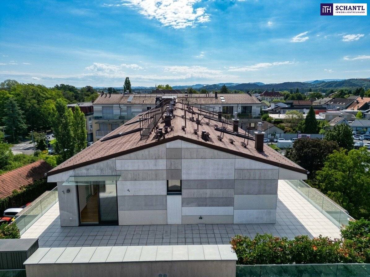Wohnen wie ein Adler, hoch über den Dächern von Leibnitz- Exklusives Penthouse auf zwei Ebenen mit gigantischer Panoramaterrasse!